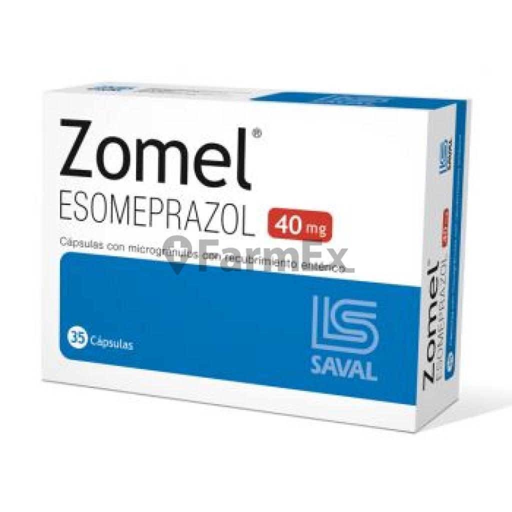 Zomel 40 mg. x 35 Càpsulas con Microgrànulos con Recubrimiento Entèrico SAVAL